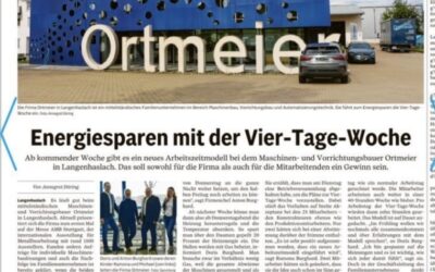 Energiesparen mit der Vier-Tage-Woche